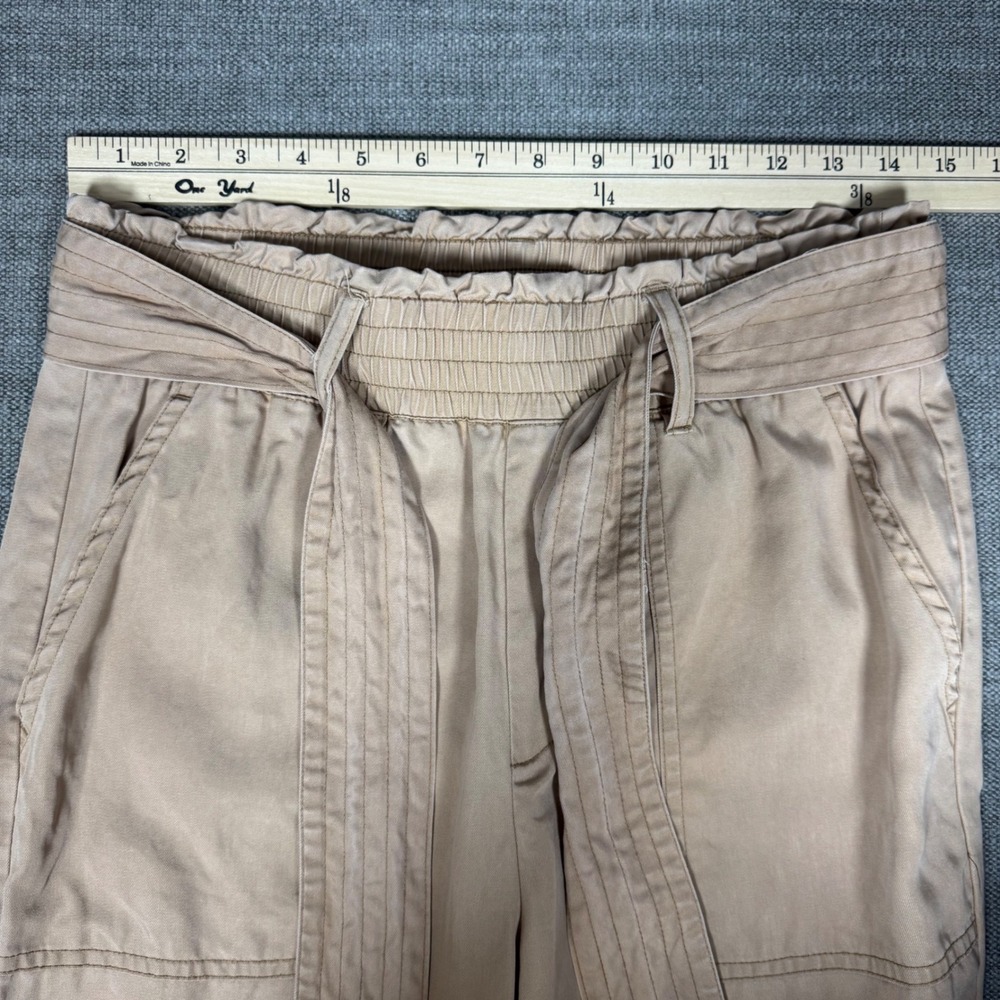 Abercrombie & Fitch Women's Beige Paperbag Waist Jogger Pants Size Small - Picture 6 of 10